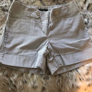 WHBM pinstriped short